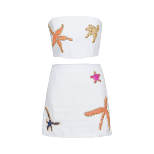 Scylla Embellished Co-Ord Set White (XS)