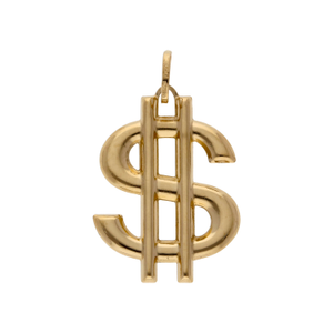 Pre-Owned 18ct Yellow Gold $ Dollar Sign Pendant