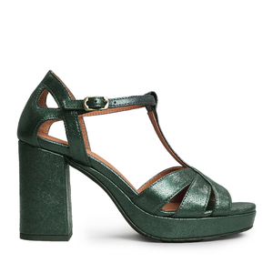 Valerie WIDE Metallic Green - 39 (UK6)