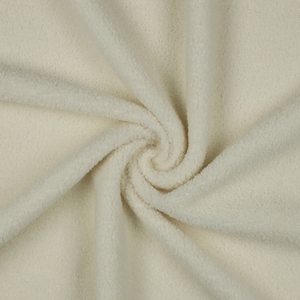Tissu polaire Teddy double face - Écru