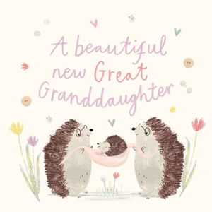 Moonpig A Beautiful Great Granddaughter New Baby Card