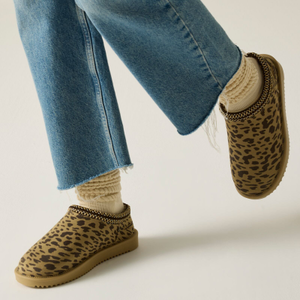 Regatta Womens Risley Fur Lined Waterproof Flat Mules - 5 UK / Abstract Leopard Spot