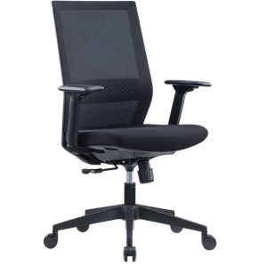 Viking Vega Office Chair Basic Tilt 3D Armrest Height-Adjustable Seat Black 110 kg CH-240B-WB 675 x 570 x 1,065 mm