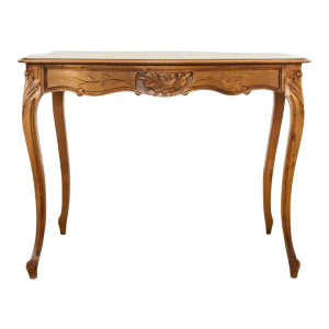 19th Century Country French Provincial Walnut Writing Table Desk