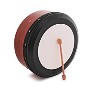 14 x 5" Deluxe Tuneable Bodhran by Gear4music, Cedar