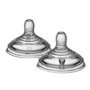Tétines pour biberon Natural Start, Débit Extra-lent, 0m - lot de 2