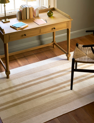 Upavon Rug 120 X 180cm - Cotton & Wool, Natural