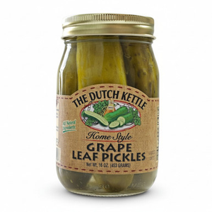 Dutch Kettle Amish Home Style Grape Leaf Pickles