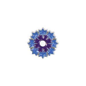 Pin's argenté Bleu horizon - Bleuet de France