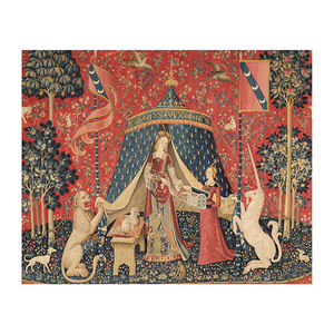 Reproduction La Dame à la Licorne : À mon seul Désir, vers 1500 - 24x30cm