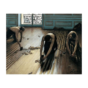 Reproduction Gustave Caillebotte - Raboteurs de parquet, 1875 - 24x30cm
