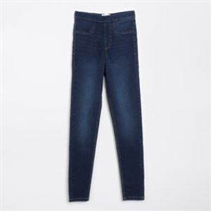 Onfire Womens High Waisted Jeggings Dark Wash