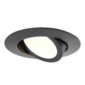 Spot encastrable LED - Dimmable / Dim to Warm - CCT (Couleur de lumière réglable) - 5W/7W - IP65 - Noir - Inclinable - 5 ans de garantie