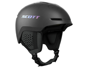 Scott Track Plus MIPS Ski Helmet - Granite Black and Holo Grey, M (55-59cm)