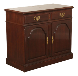 Ethan Allen Georgian Court Chippendale Style Cherry Flip Top Server