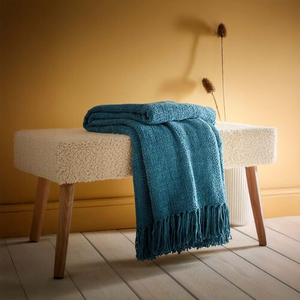 APPLETREE LOFT CHENILLE TEAL 130x180cm Throw