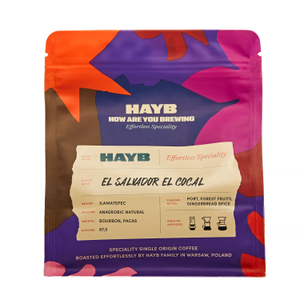 HAYB - kawa ziarnista El Salwador El Cocal Anaerobic Natural Filter 250 g