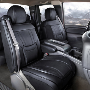 Chevrolet Silverado Seat Covers - Custom-Fit, Comfort Leather, Easy Install - Extended Cab / Front Seat / Captain Front Seat