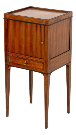 Hepplewhite Mahogany Bedside Table, C. 1800