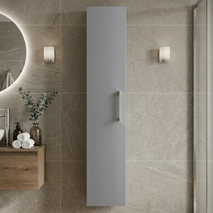 Bramshall 300mm Wall Hung 1 Door Tall Unit - Choice of Colour and Handle Finish