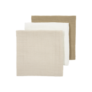 Meyco - Muslin Cloths - Offwhite/Soft Sand/Taupe (3 Pack)