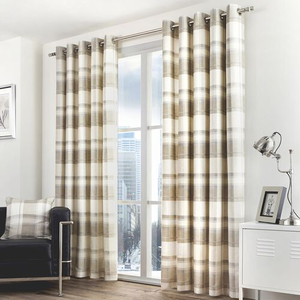 FUSION BALMORAL CHECK NATURAL 90X90 Curtain