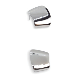 Reflect - Mirror Effect Statement Silver Earrings (one size)