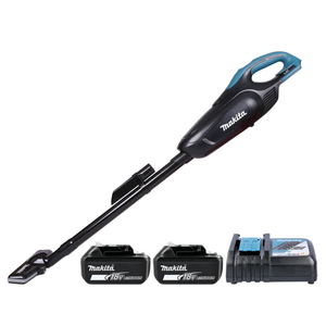 Makita DCL182ZB 18V LXT Cordless 0.5L Vacuum Cleaner With 2 x 3Ah Batteries & Charger