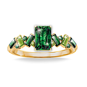 Majestic Rainforest Ring Size 11.5