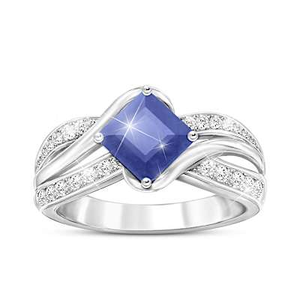 Genuine Tanzanite Peak Of Perfection Ring Size 5.5