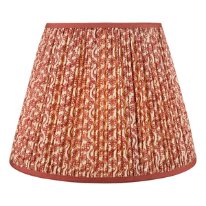 Dar Esther Red Cotton Empire Shade 40cm