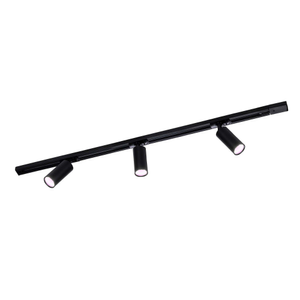 1m Smart LED Schienensystem - 3 Spots - 4.9W - RGB+CCT - Dimmbar - 1 Phasen - Schwarz
