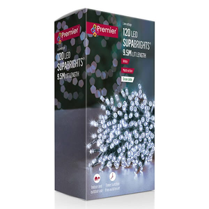 Premier 120 White LED Supabrights with Multi-Action & Timer