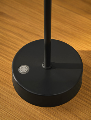 Winstone Rechargeable Table Lamp - Aluminium, Carbon