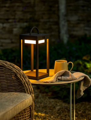 Winstone Rechargeable Lantern - Steel, Carbon