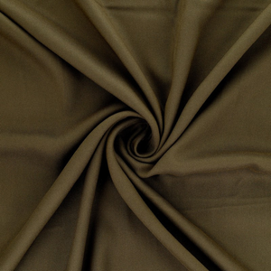 Tissu gabardine de viscose - Kaki