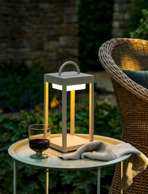 Winstone Rechargeable Lantern - Steel, Clay