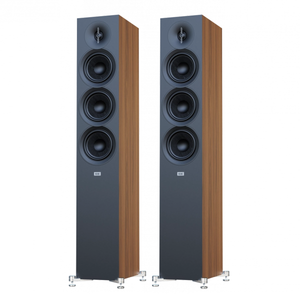 ELAC Debut 3.0 DF53 Floorstanding Speakers - Walnut