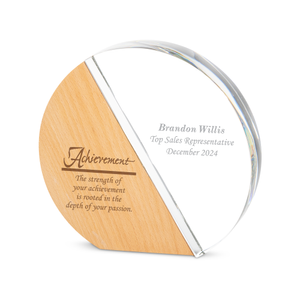 Eco Circle Crystal Award