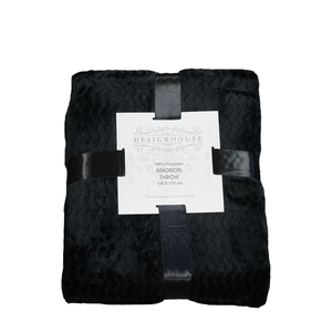 Madison Throw Black 130x170