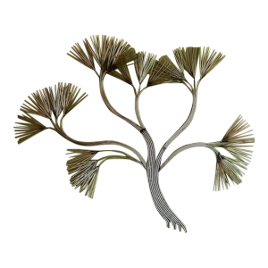 Curtis Jere 1987 Brass Cypress Tree
