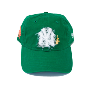 Escape From N Y Dad Hat Green W / Pink Lips