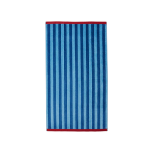 Shore Stripe Towels, Blue/Red