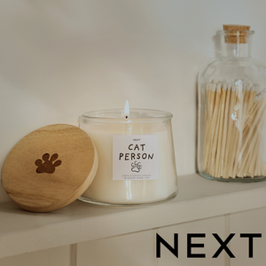 NEXT Cat Person Jar Candle