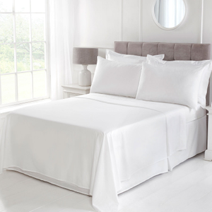 100% Cotton 180TC White Flat Sheet