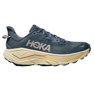 Hoka Mens Challenger 8 Wide - 2E Width - Faded Navy/Pampas Grass - Trail - SS26