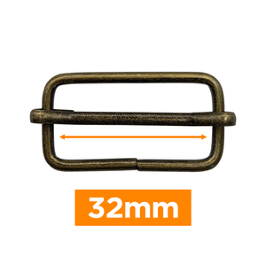 Boucle coulissante premium - Bronze 32 mm