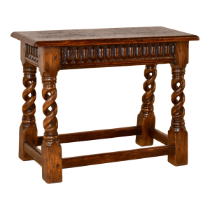 English Oak Joint Stool, Circa 1900