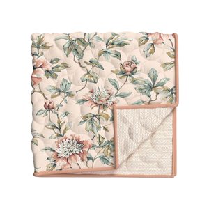 Peony Blossom Throw, Blush & Jade