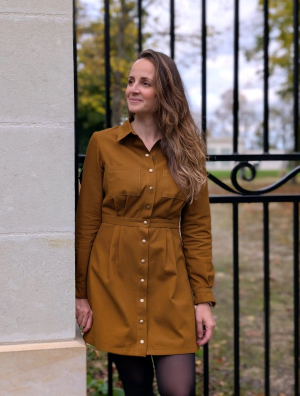 Patron de robe chemise Malonne - Anna Rose patterns